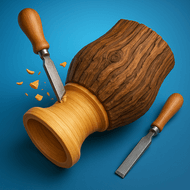 Woodturning icon